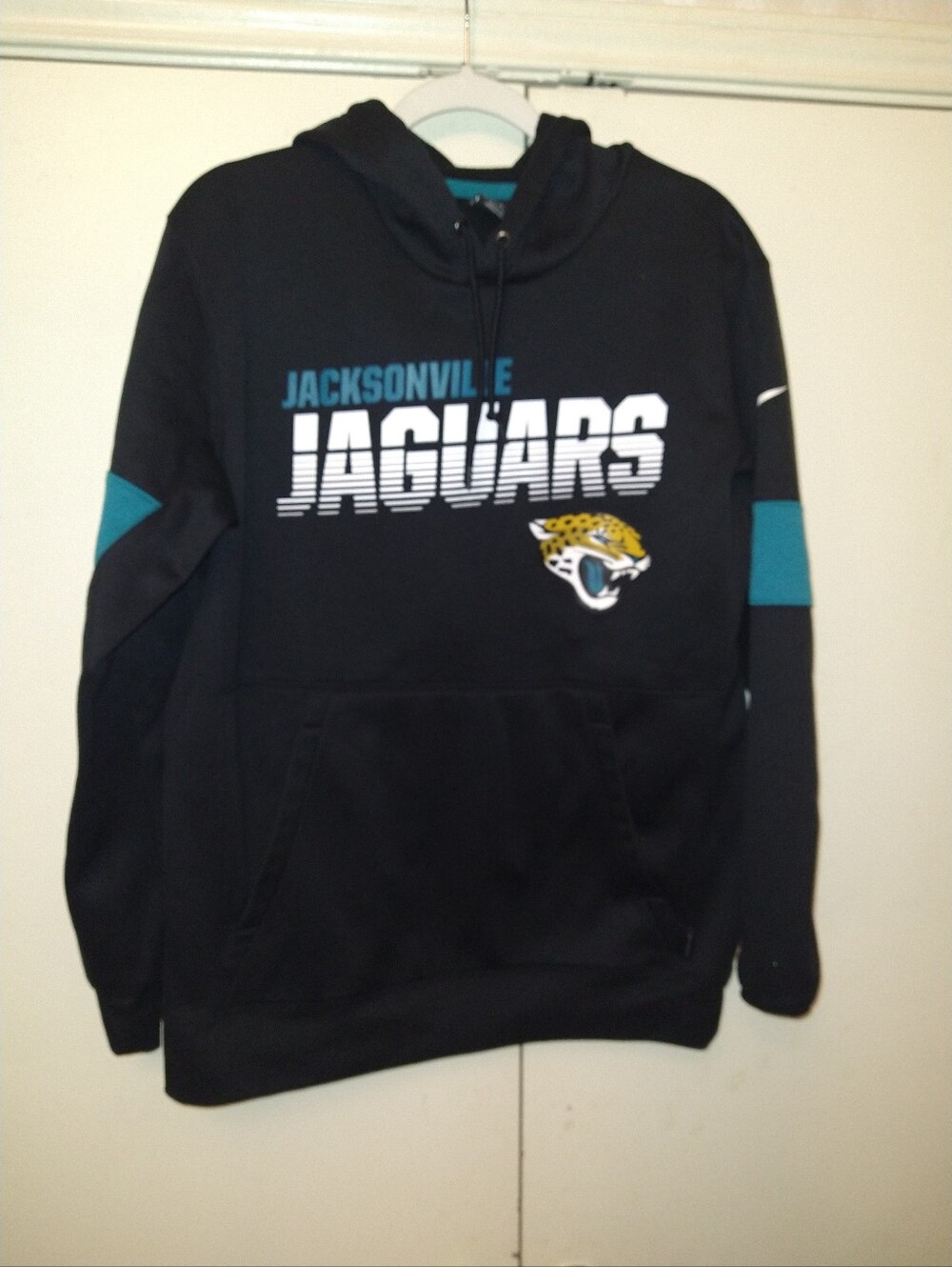 Nike Jacksonville Jaguars NFL On Field Hoodie Men's sz Medium.